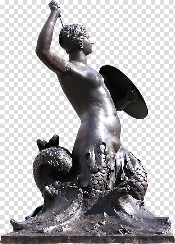 Sigismund\'s Column Siren Legend Mermaid Bronze sculpture, Nici Ag transparent background PNG clipart