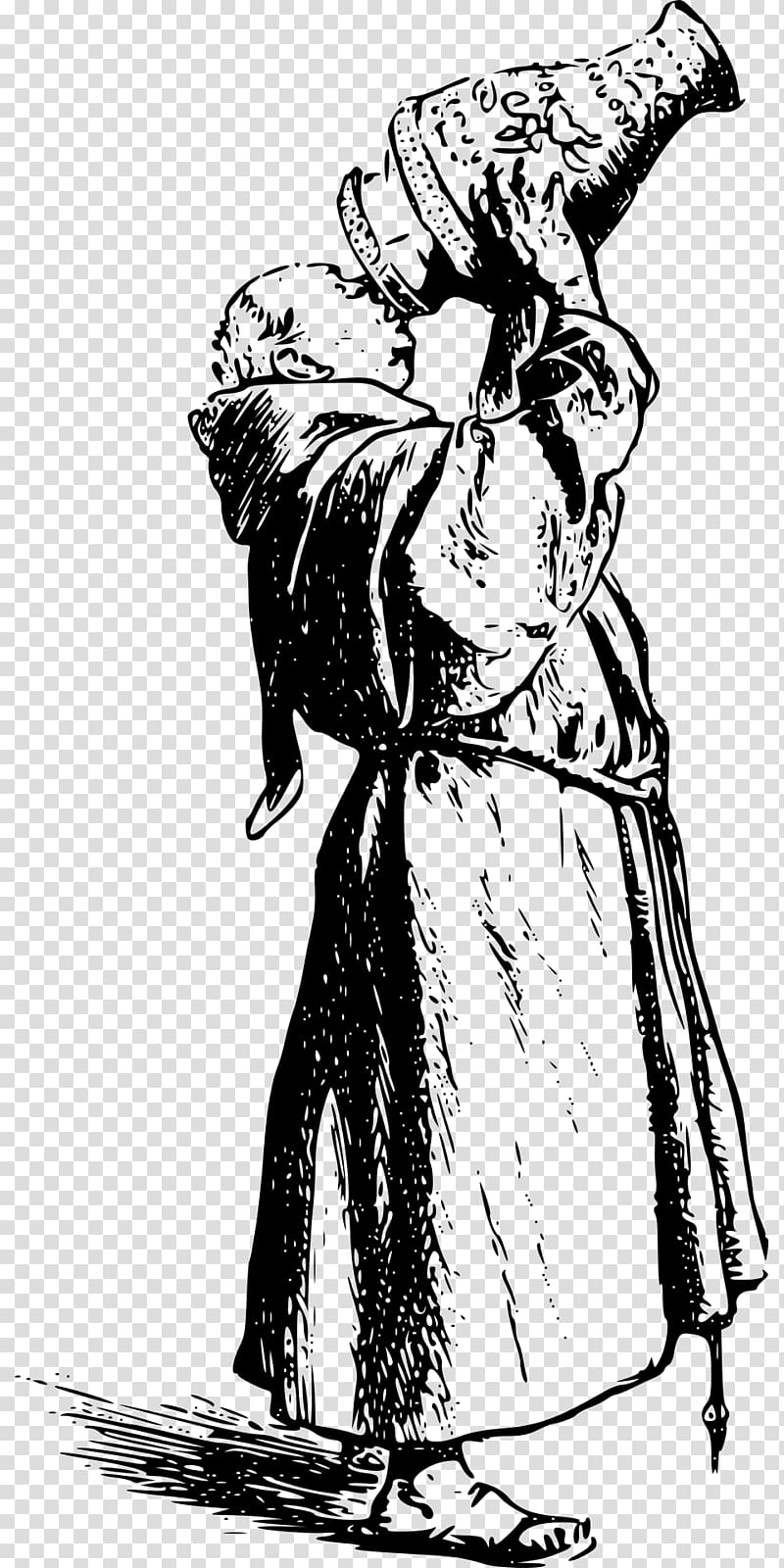 Asceticism Middle Ages Abstinence Monk , monk transparent background PNG clipart