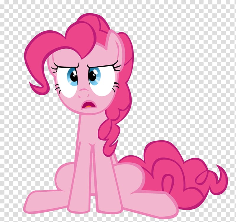 Pinkie Pie Rarity Pony Sitting, eyelashes transparent background PNG clipart