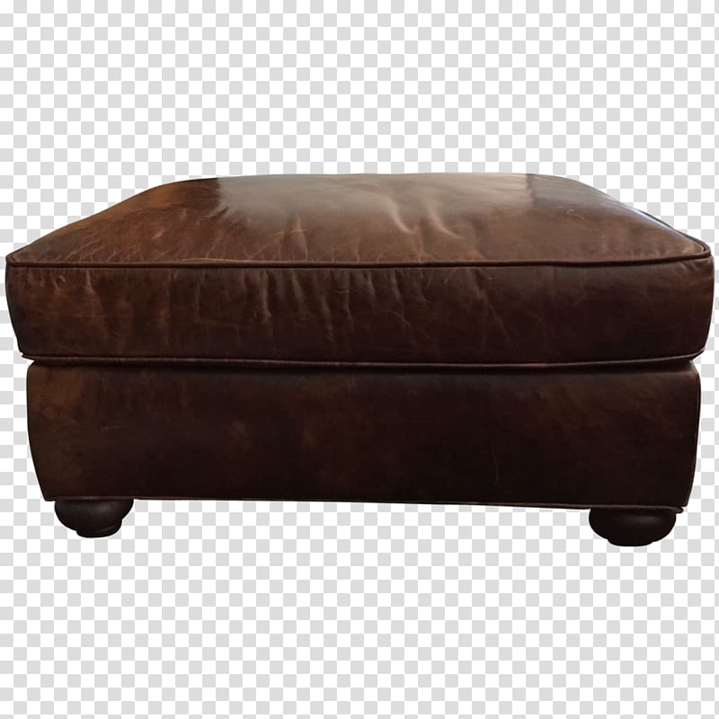 Furniture Foot Rests Couch Leather, ottoman transparent background PNG clipart