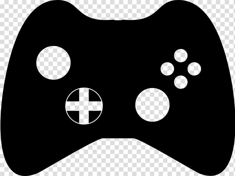 Xbox 360 controller Xbox One controller Wii , games flag silhouette transparent background PNG clipart
