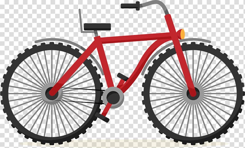 Bicycle Cycling Euclidean Illustration, material Mountain Bike transparent background PNG clipart
