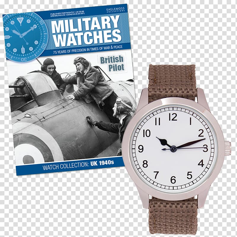 Watch strap Clock Military watch Analog watch, collect us transparent background PNG clipart
