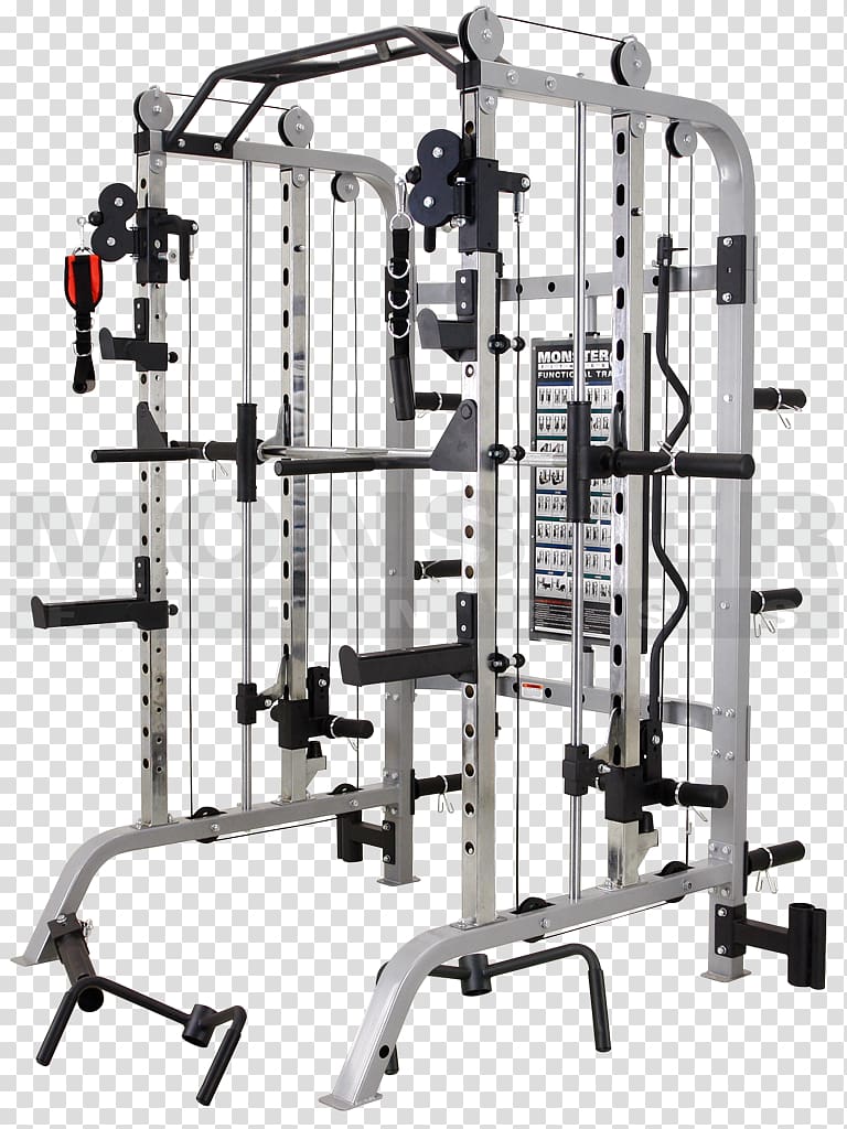 Power rack Fitness Centre Smith machine Exercise equipment CrossFit, Fitness equipment transparent background PNG clipart