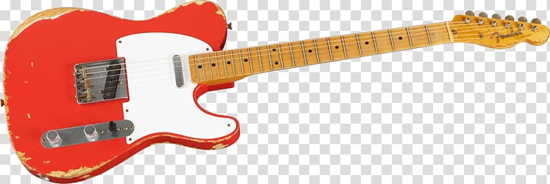 Electric guitar Bass guitar Acoustic guitar Fender Telecaster Custom, electric guitar transparent background PNG clipart