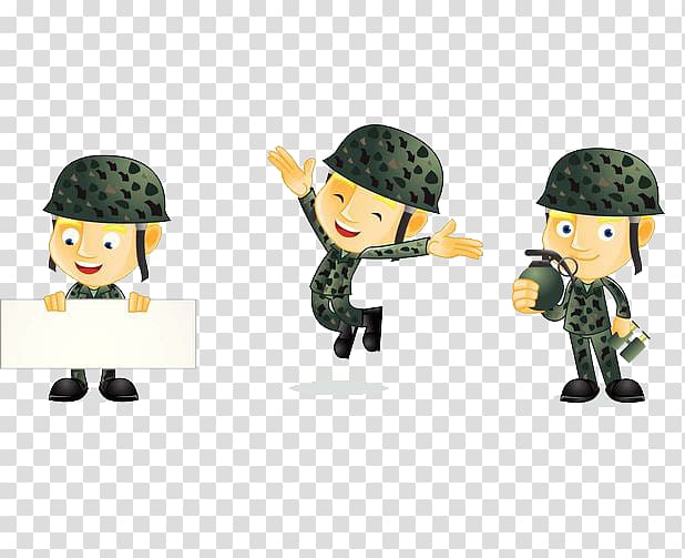 illustration Illustration, Happy little soldier transparent background PNG clipart