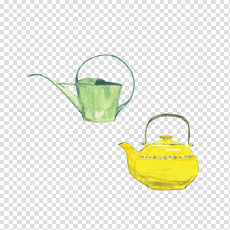Mosquito Teapot Kettle Painting, Free kettle pull creative painting transparent background PNG clipart