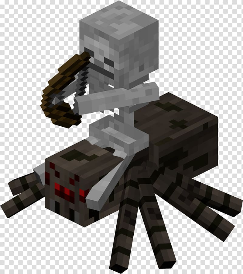 Minecraft spider and archer illustration, Minecraft: Story Mode Mob Skeleton Video game, Minecraft transparent background PNG clipart