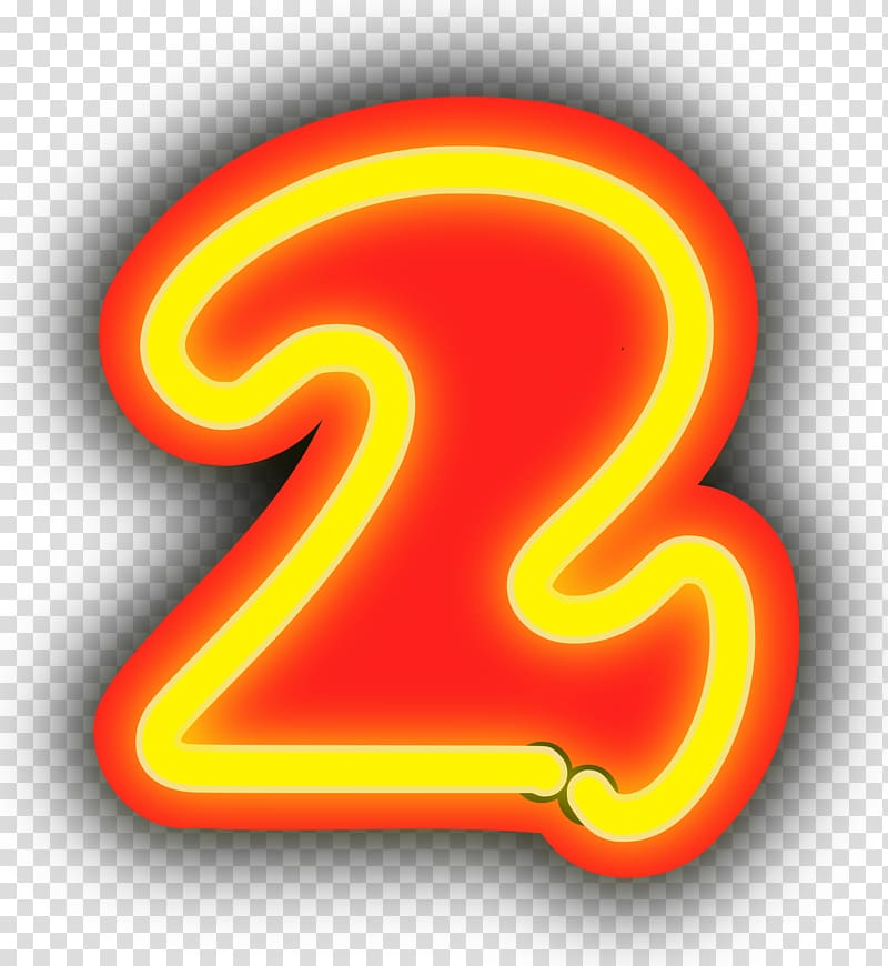 Number Numeral system , number 2 transparent background PNG clipart