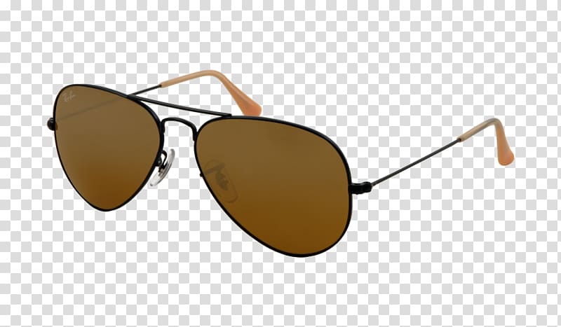 brown aviator sunglasses with black frames, Ray-Ban Wayfarer Aviator sunglasses Lens, Sunglasses Ray BanRB3025 102Aviator Largemetal Sunglasses155 transparent background PNG clipart