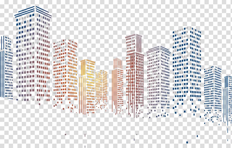 pixelize high rise buildings , Building City , building transparent background PNG clipart