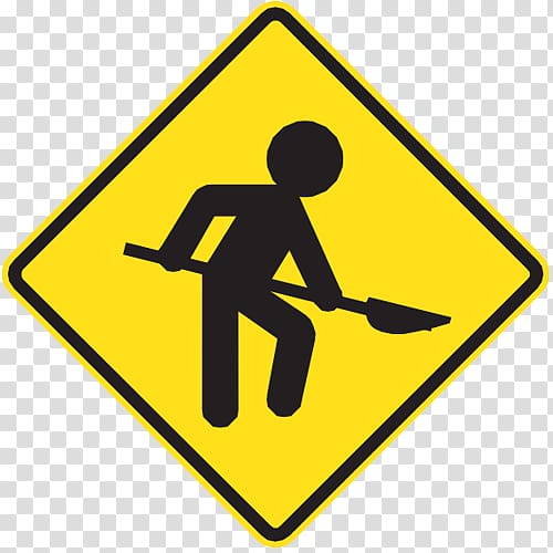 Traffic sign Pedestrian crossing Road , WORK transparent background PNG clipart