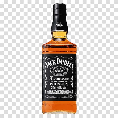 jack daniel's tennessee whiskey transparent background PNG clipart