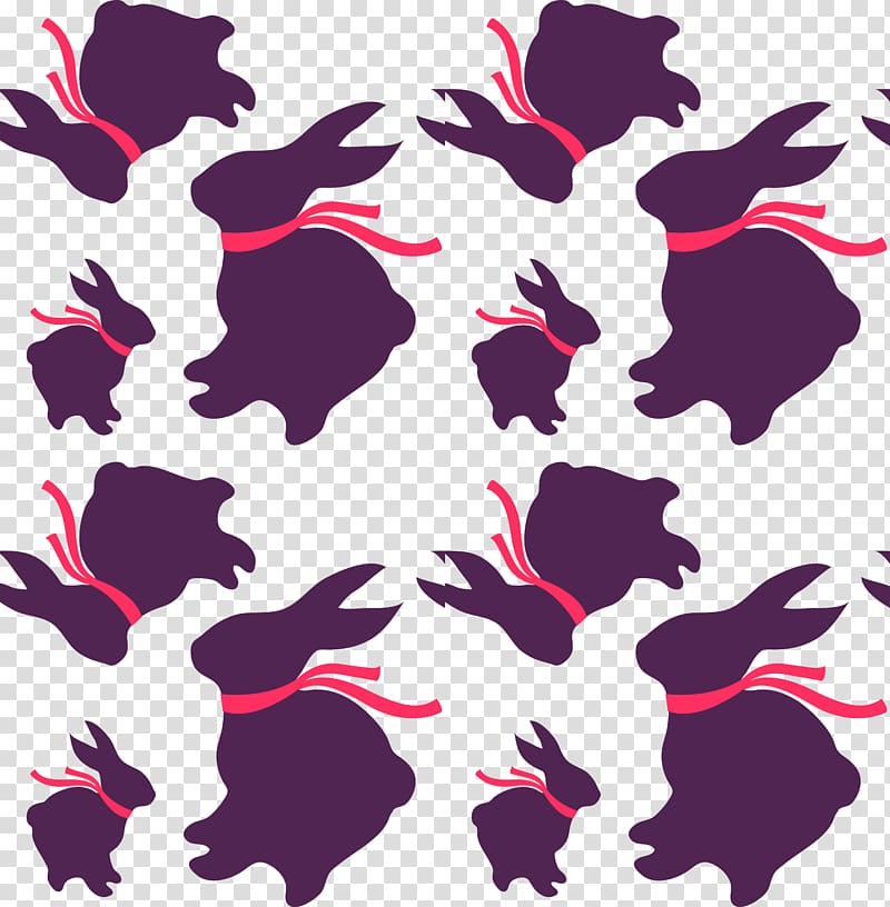 Cartoon Silhouette , Cartoon rabbit transparent background PNG clipart