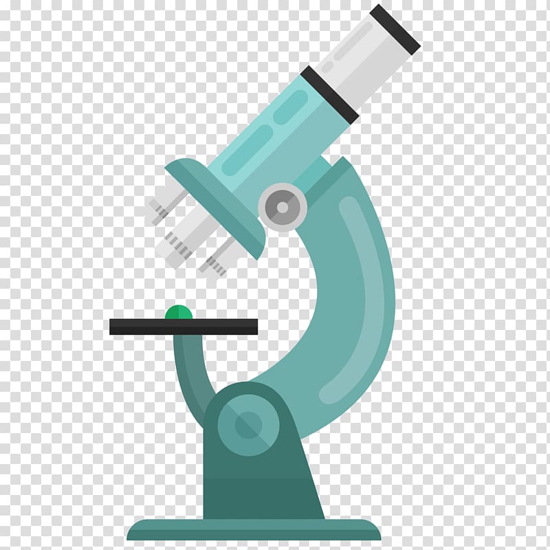 green and white microscope , Microscope processing, Cartoon Experimental Microscope transparent background PNG clipart
