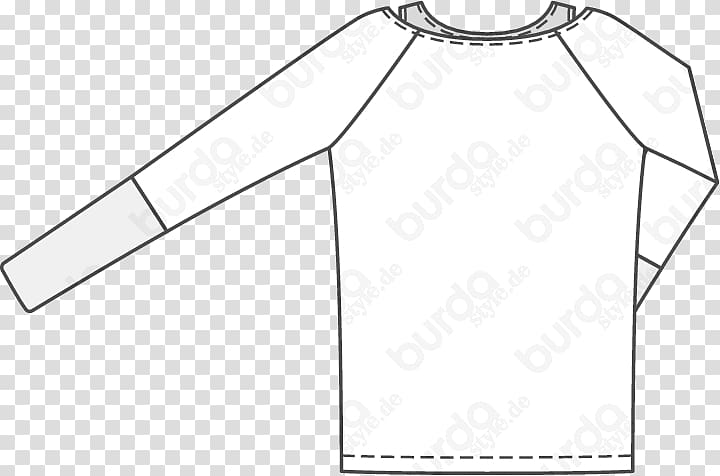 T-shirt Burda Style Raglan sleeve Fashion Pattern, hamburg transparent background PNG clipart
