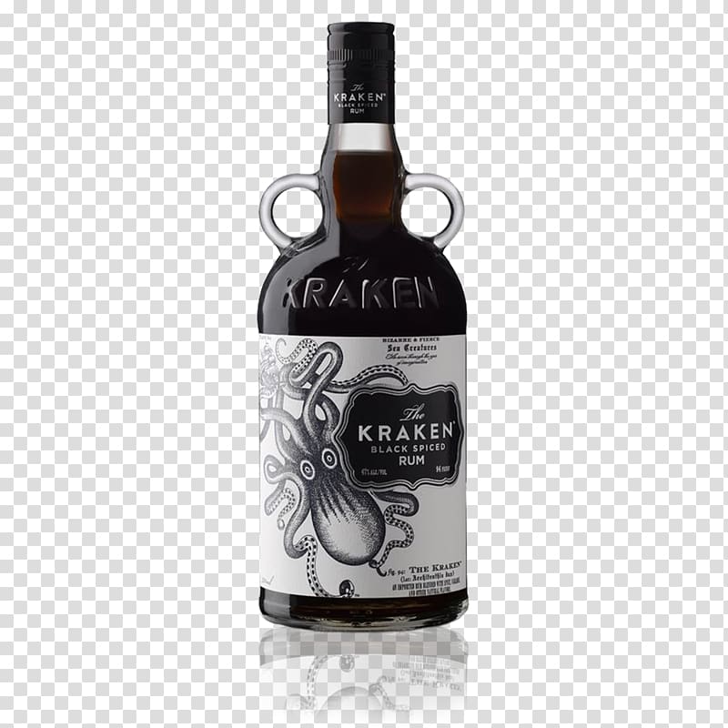 Kraken Rum Distilled beverage Wine, rum transparent background PNG clipart