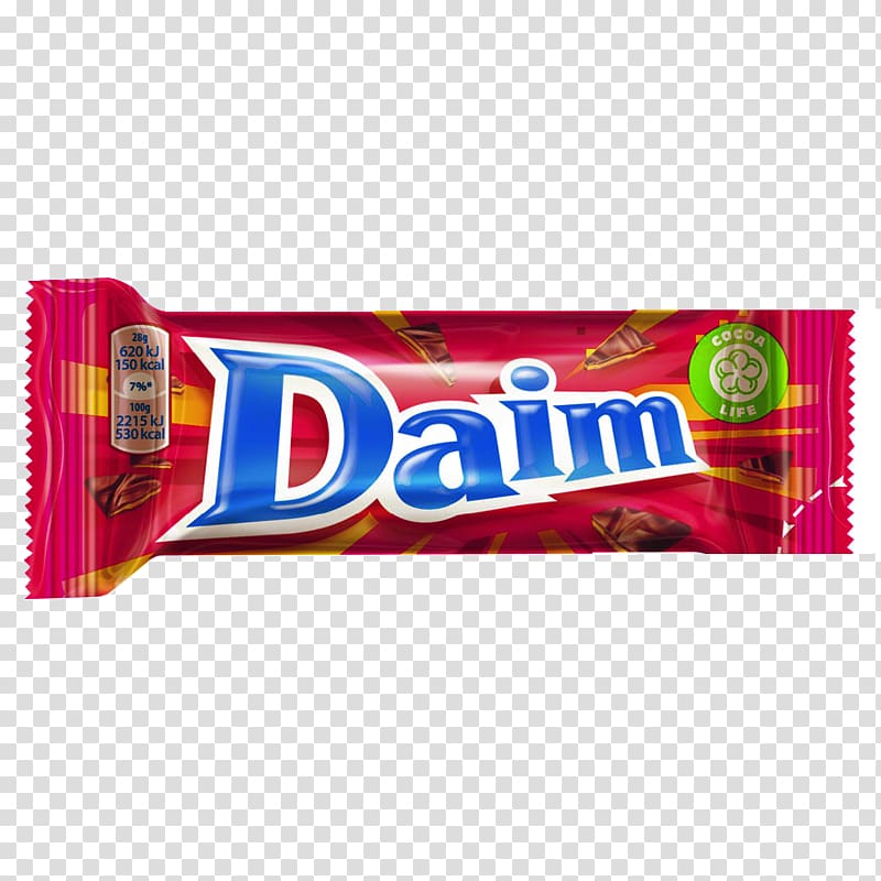 Chocolate bar Daim Praline Caramel, chocolate transparent background PNG clipart