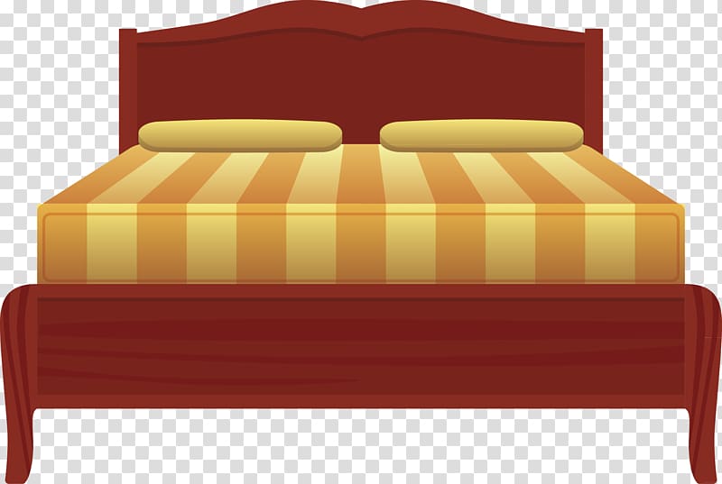Nightstand Bed sheet Bed frame, King transparent background PNG clipart
