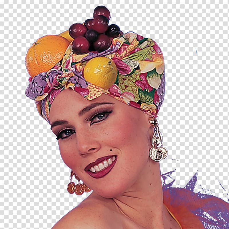 Carmen Miranda Fruit hat Costume Clothing, Chiquita Banana transparent background PNG clipart