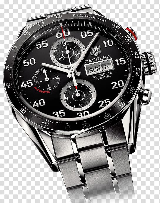 Watch TAG Heuer Carrera Calibre 16 Day-Date Breitling SA Chronograph, watch transparent background PNG clipart