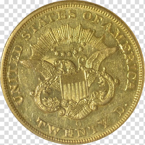 Coin United States Gold Ducat 18th century, coin dollar transparent background PNG clipart