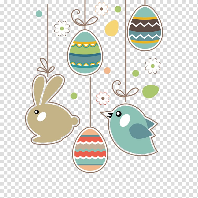 green and brown easter egg , Easter Bunny Easter egg , Easter Decorative Elements transparent background PNG clipart