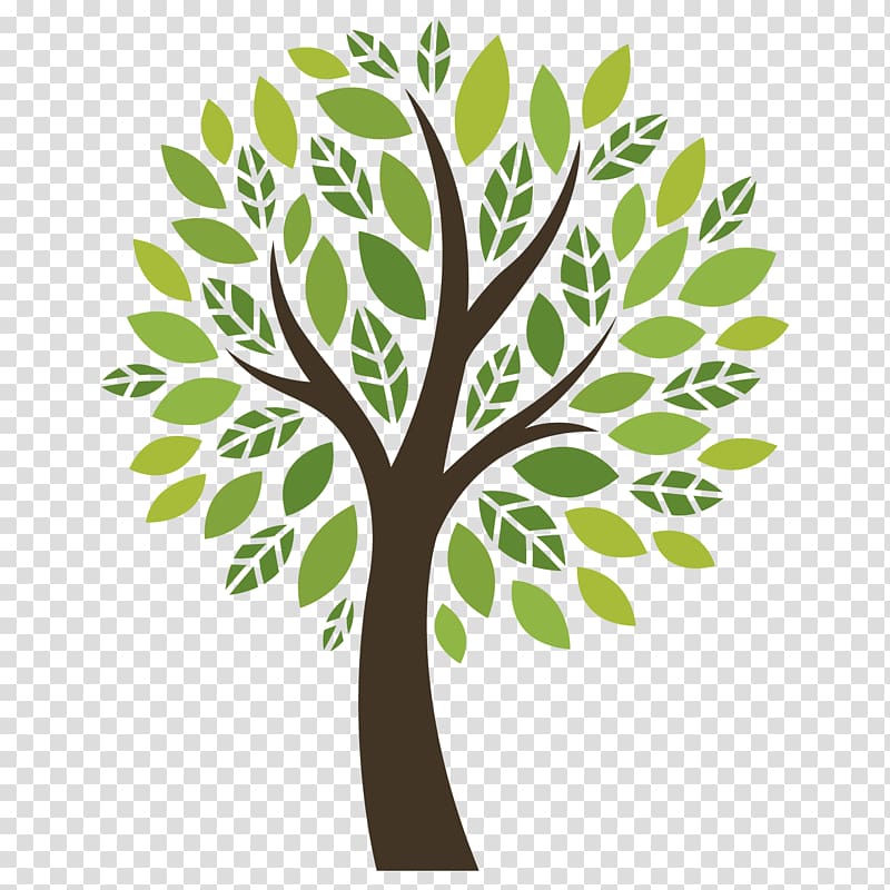 Tree Arborist, cartoon hand painted tree material transparent background PNG clipart