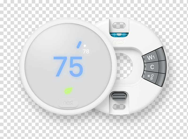 Nest Thermostat E Nest Learning Thermostat Nest Labs Smart thermostat, others transparent background PNG clipart