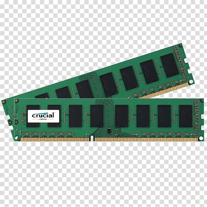 DDR3 SDRAM DIMM Crucial DDR3 Registered memory, others transparent background PNG clipart
