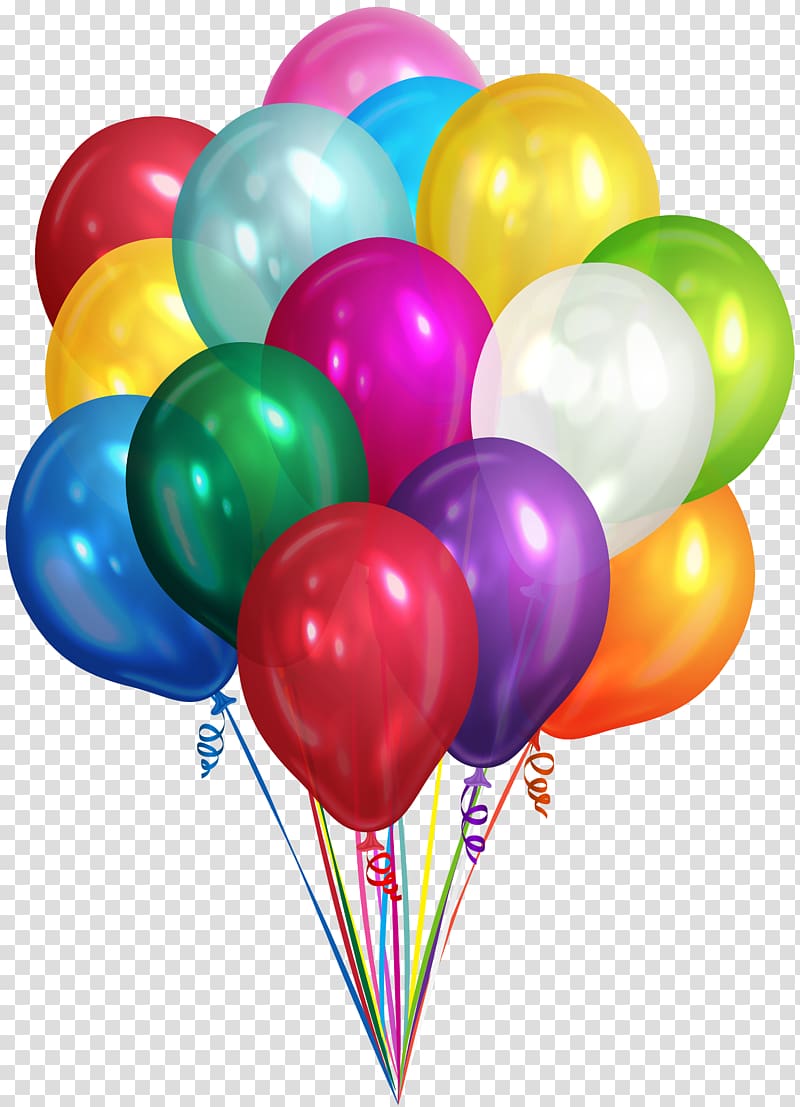 balloon illustration, Balloon , Bunch of Balloons transparent background PNG clipart