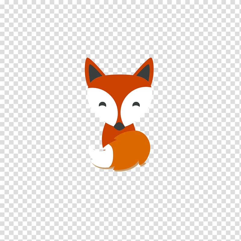 cartoon fox transparent background PNG clipart