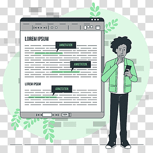 illustration, Annotation, device, online, writing, text, thought transparent background PNG clipart thumbnail