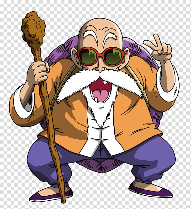 Master Roshi Goku Tien Shinhan Cell Krillin, goku transparent background PNG clipart