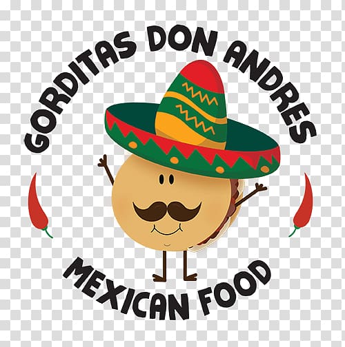 Gorditas Don Andres Logo Food Hat Font, Restaurante transparent background PNG clipart