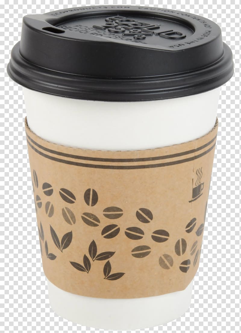 Coffee cup sleeve Cafe Paper, Coffee transparent background PNG clipart