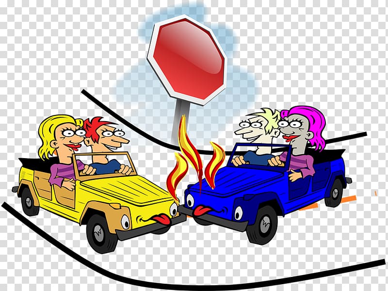 Traffic collision Accident Cartoon , intersection,Traffic accident,Crash transparent background PNG clipart