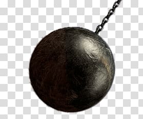 round black ball illustration, Wrecking Ball transparent background PNG clipart