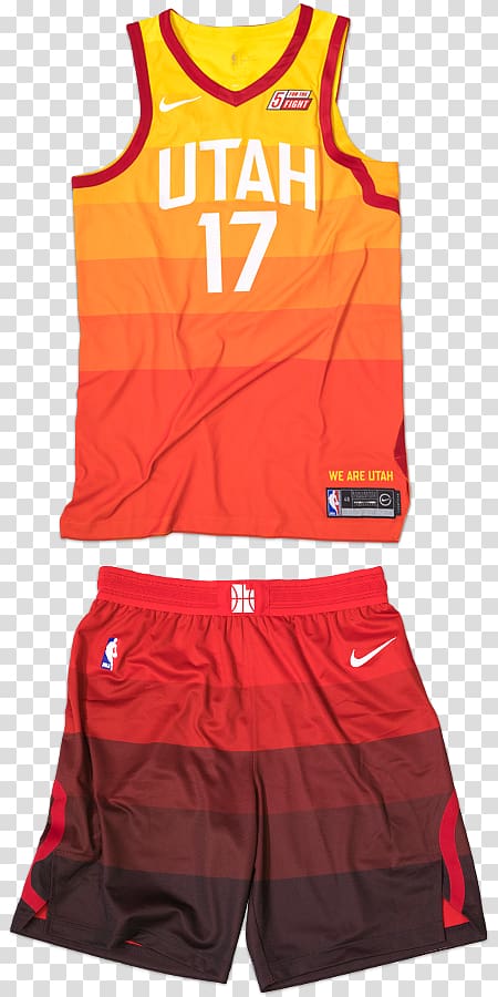 Utah Jazz NBA Uniform Jersey, team uniform transparent background PNG clipart