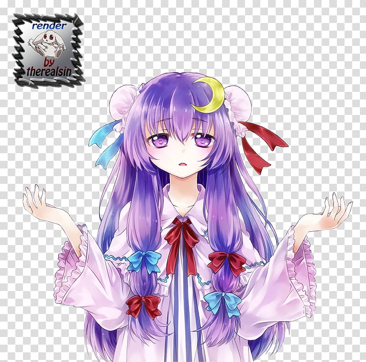 Knowledge Patchouli Anime Mangaka If(we), patchouli transparent background PNG clipart