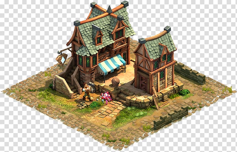 Forge of Empires Iron Age Building House Bronze Age, building transparent background PNG clipart