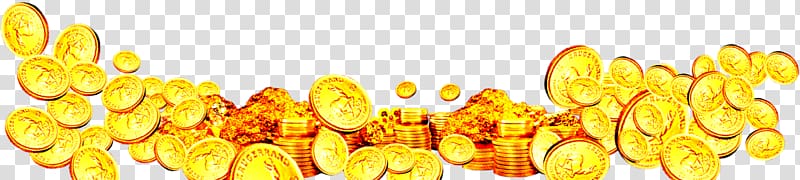Gold Money Icon, Gold Money background material transparent background PNG clipart