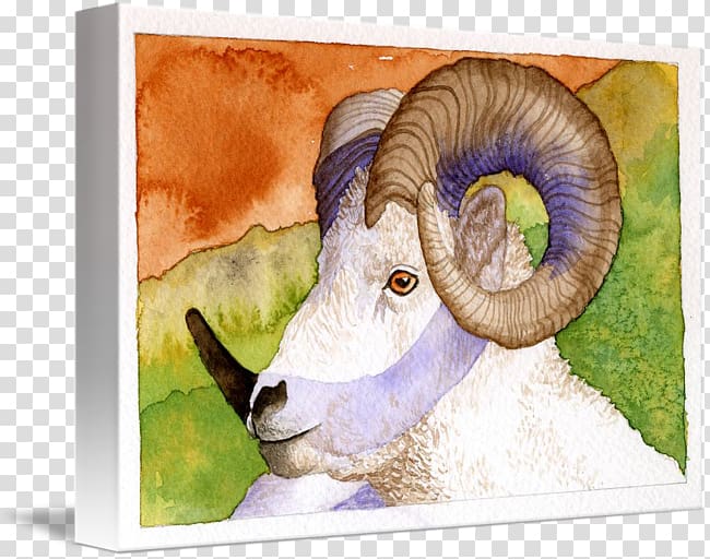 Sheep Painting Wildlife Snout Jeffrey Horn, sheep transparent background PNG clipart