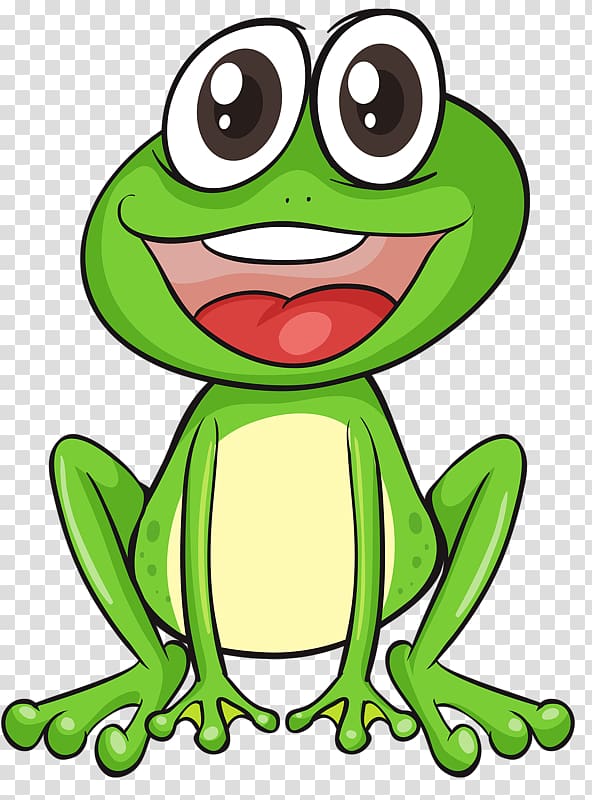 Frog Eating , cartoon animals transparent background PNG clipart
