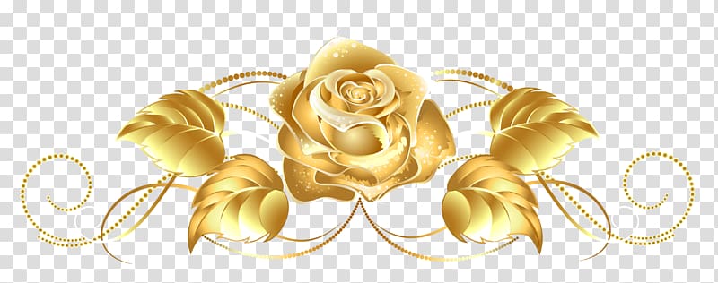 Gold rose , Gold Flower Yellow , Gold transparent background PNG clipart |  HiClipart