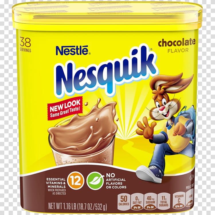 Drink mix Nesquik Flavored milk, milk transparent background PNG clipart