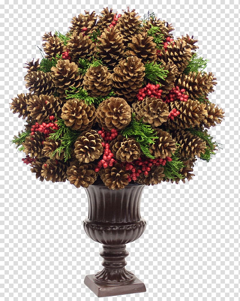 Flower Conifer cone Interior Design Services Centrepiece, Flowers floral pattern element transparent background PNG clipart