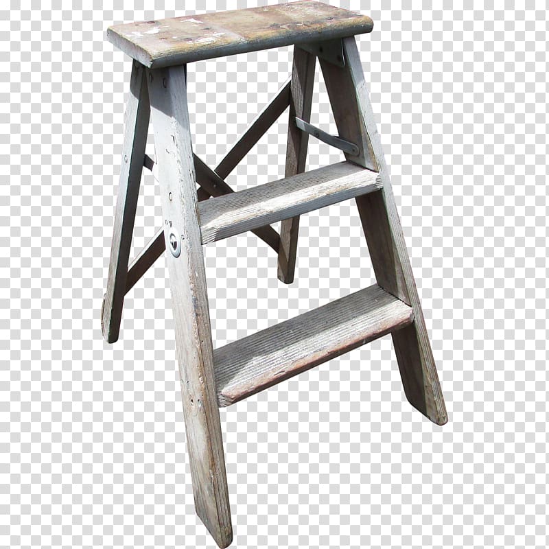 Furniture Bar stool Ladder Decorative arts, ladder transparent background PNG clipart