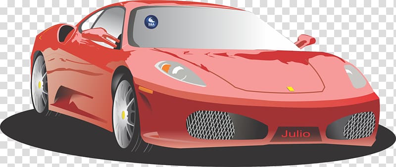 Sports car Ferrari F430 Challenge Luxury vehicle, auto transparent background PNG clipart