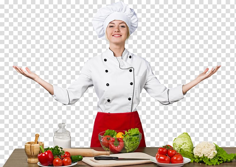 female chef illustration, Lebanese cuisine Chef Cooking Restaurant, cooking transparent background PNG clipart